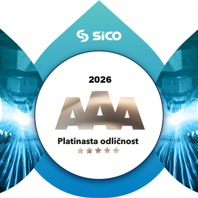 Platinasta odličnost 2026 – Sico d.o.o. prejel AAA certifikat