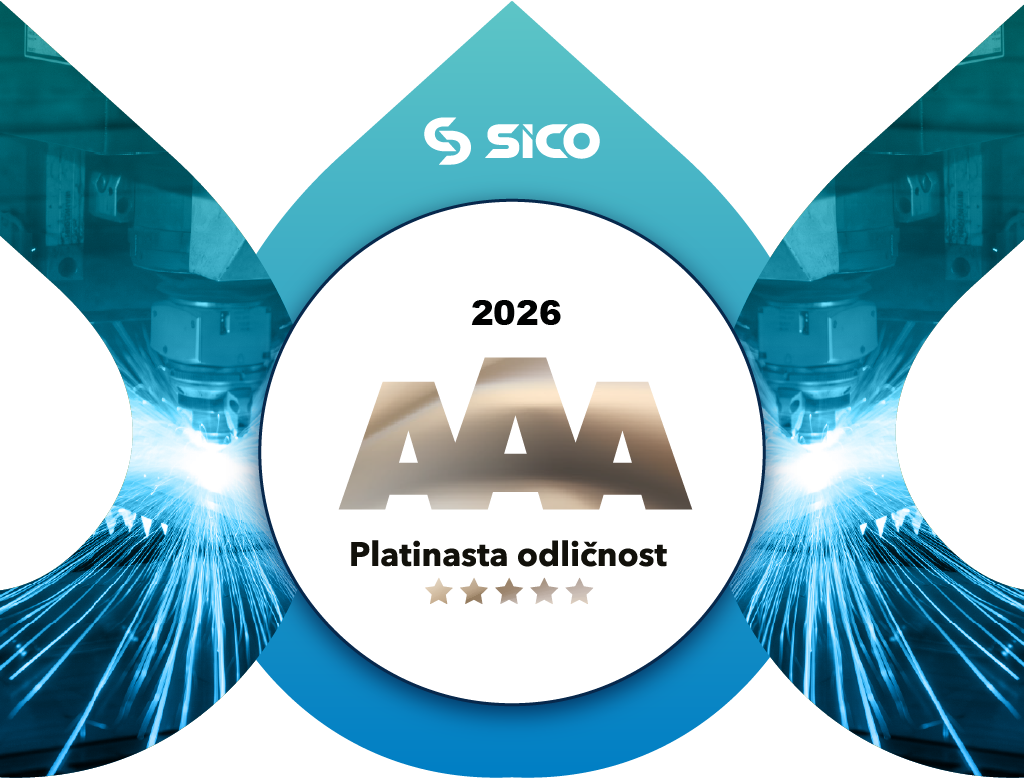 Platinasta odličnost 2026 – Sico d.o.o. prejel AAA certifikat